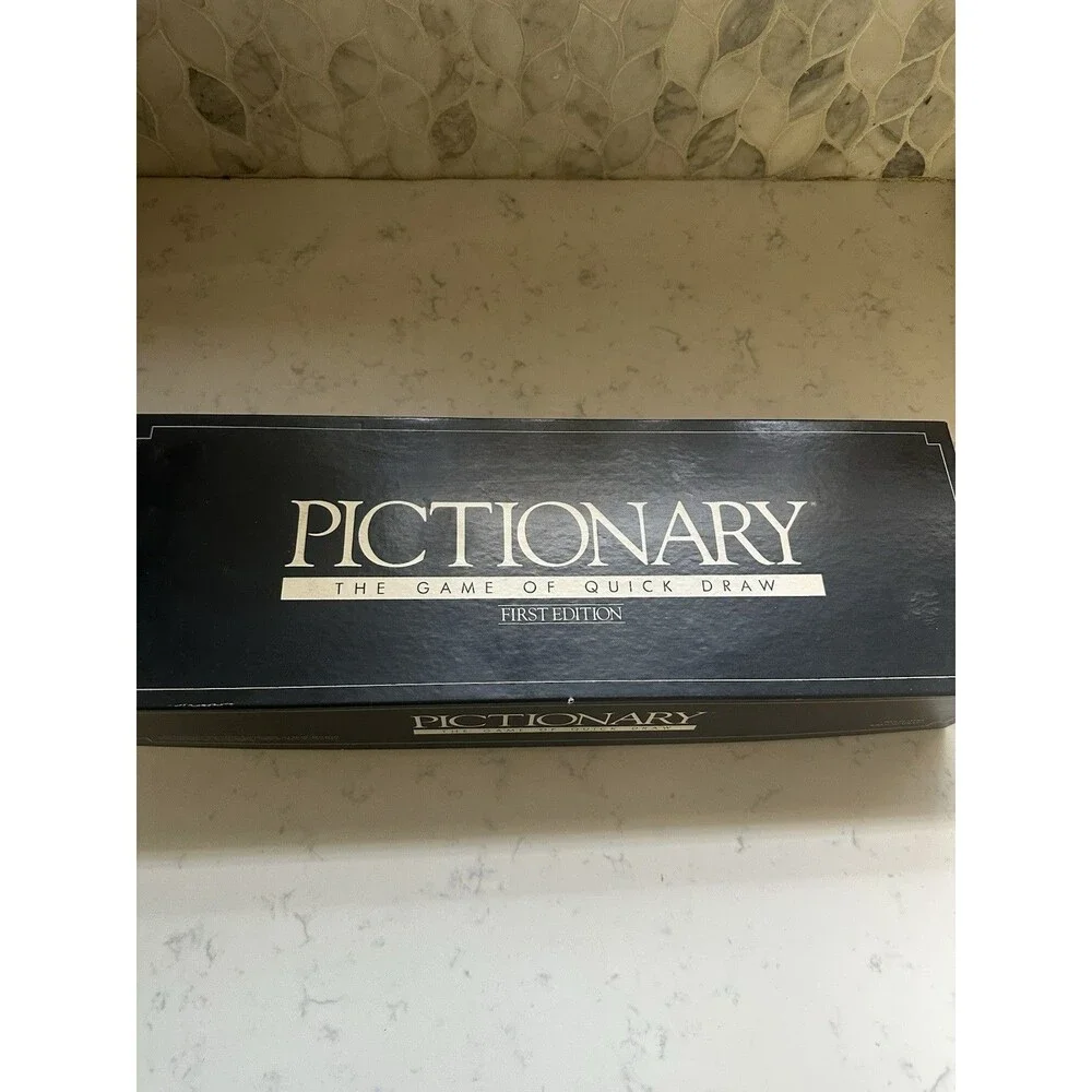 Vintage Pictionary First Edition Game 1985 All Original Pieces Complete